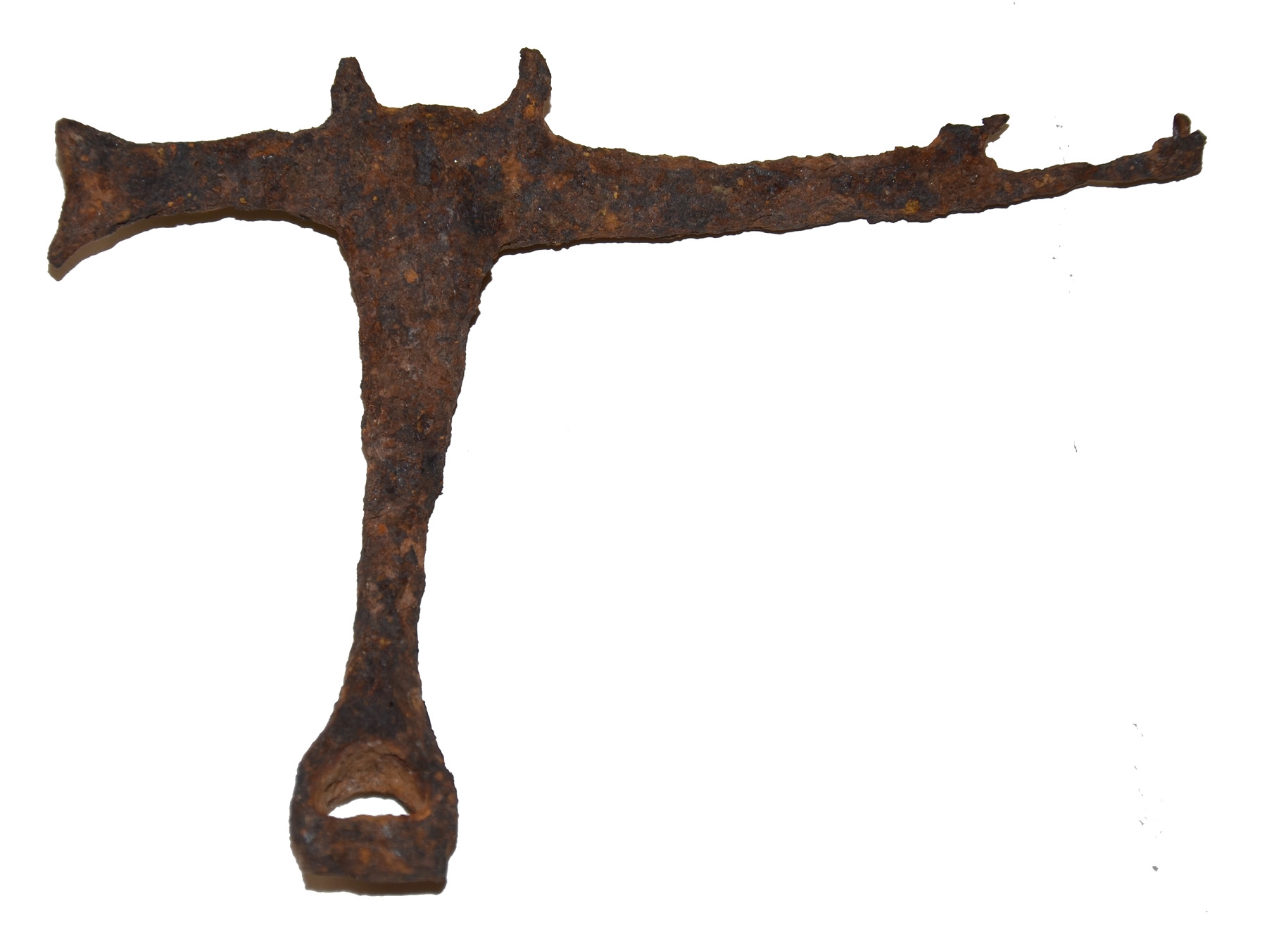 REMAINS OF AN IRON HORSE BIT FROM THE WHEATFIELD, GETTYSBURG  – GEISELMAN COLLECTION