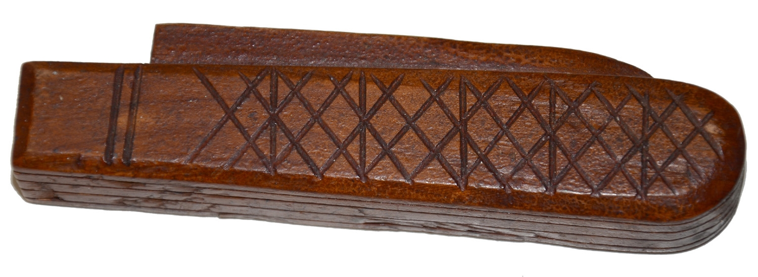 JOHN GOODE CARVED WOOD GETTYSBURG SOUVENIR KNIFE