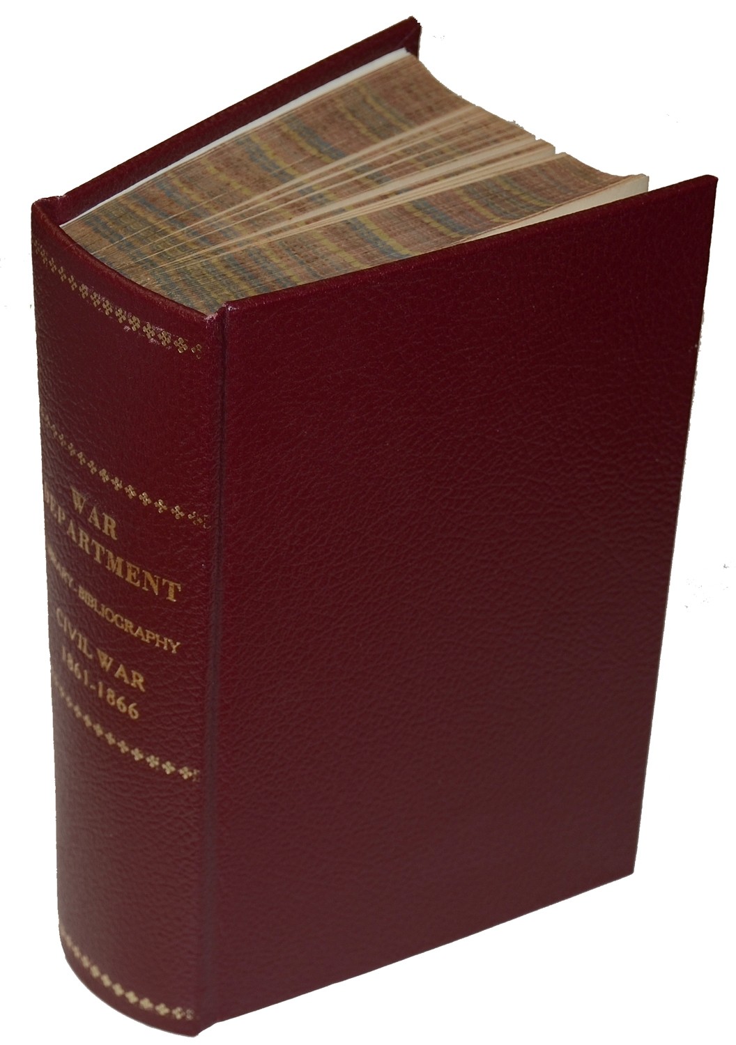 NICELY REBOUND ORIGINAL 1913 COPY OF THE WAR DEPARTMENT BIBLIOGRAPHY OF THE CIVIL WAR
