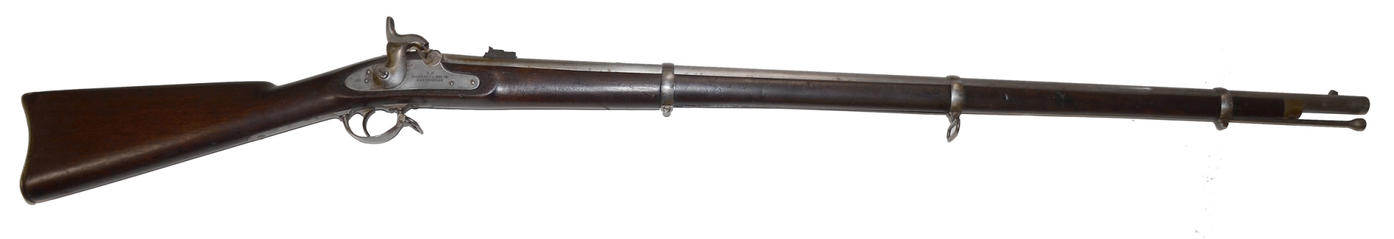 CONFEDERATE CAPTURED COLT SPECIAL MODEL 1861 MUSKET WITH L G & Y BARREL