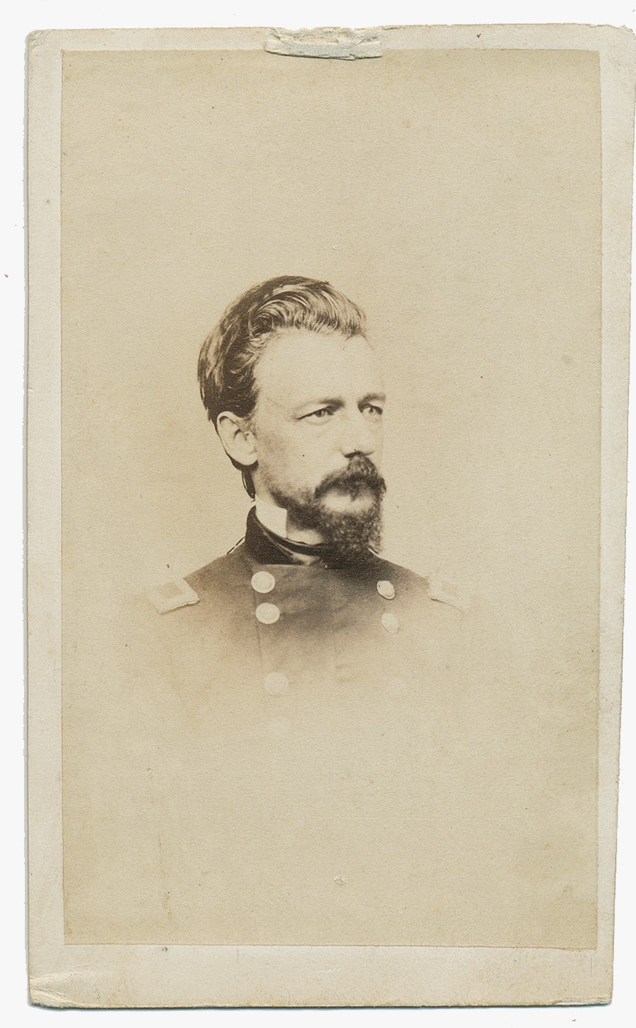 BUST VIEW CDV OF GETTYSBURG 12TH CORPS COMMANDER GENERAL HENRY W. SLOCUM