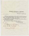 BROADSIDE – GENERAL ORDER NO. 1, SALE OF ‘INTOXICATING LIQUORS’