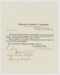 BROADSIDE – GENERAL ORDER NO. 1, SALE OF ‘INTOXICATING LIQUORS’