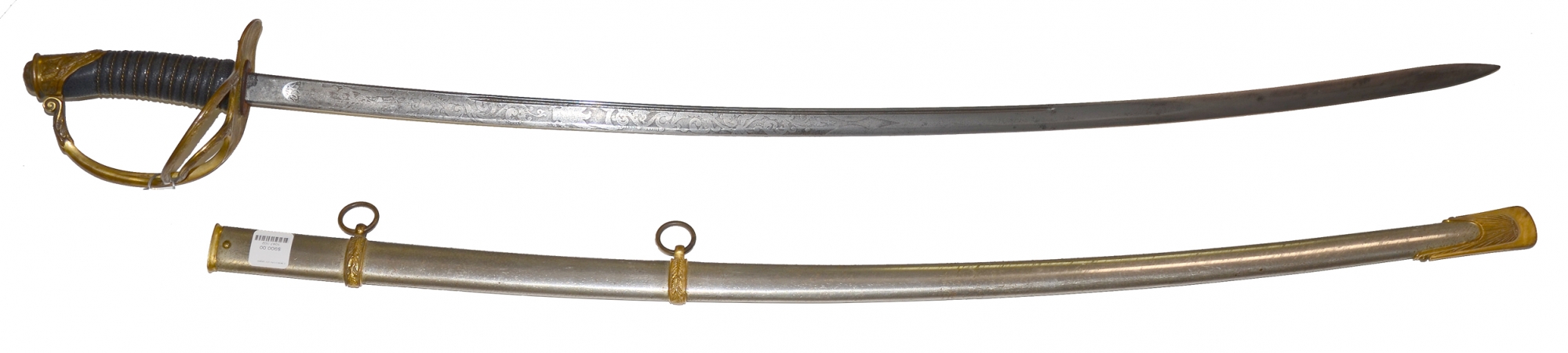 SCARCE MODEL 1872 “NATIONAL ARMORY” CAVALRY OFFICER’S SABER