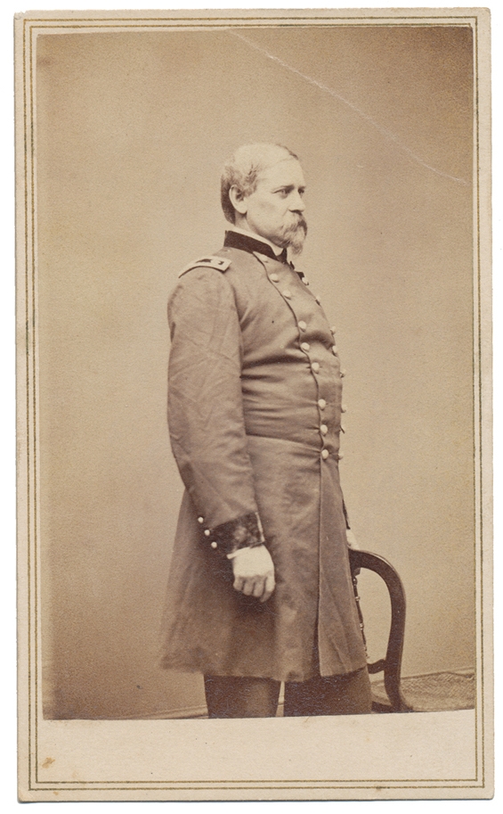 THREE-QUARTER STANDING VIEW OF MAJOR GENERAL WILIAM FARRAR “BALDY” SMITH BY BRADY
