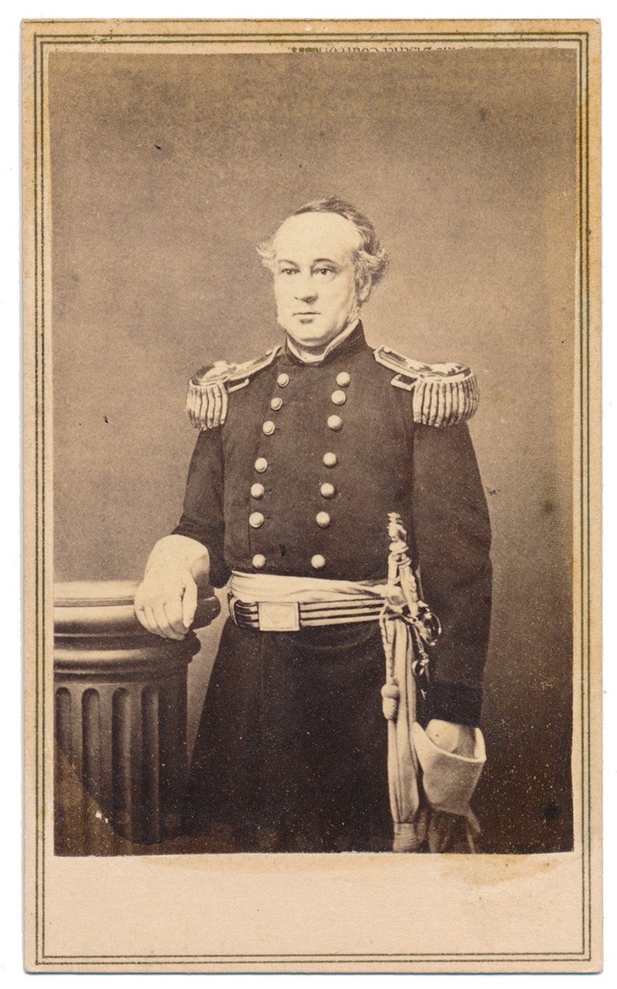 CDV THREE-QUARTER STANDING VIEW OF MAJOR GENERAL HENRY HALLECK