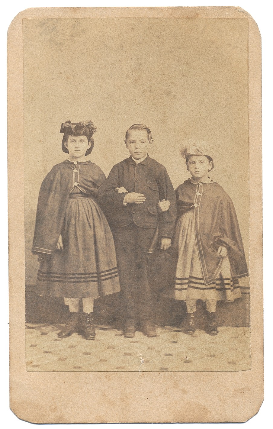 CDV NEW ORLEANS SLAVE CHILDREN