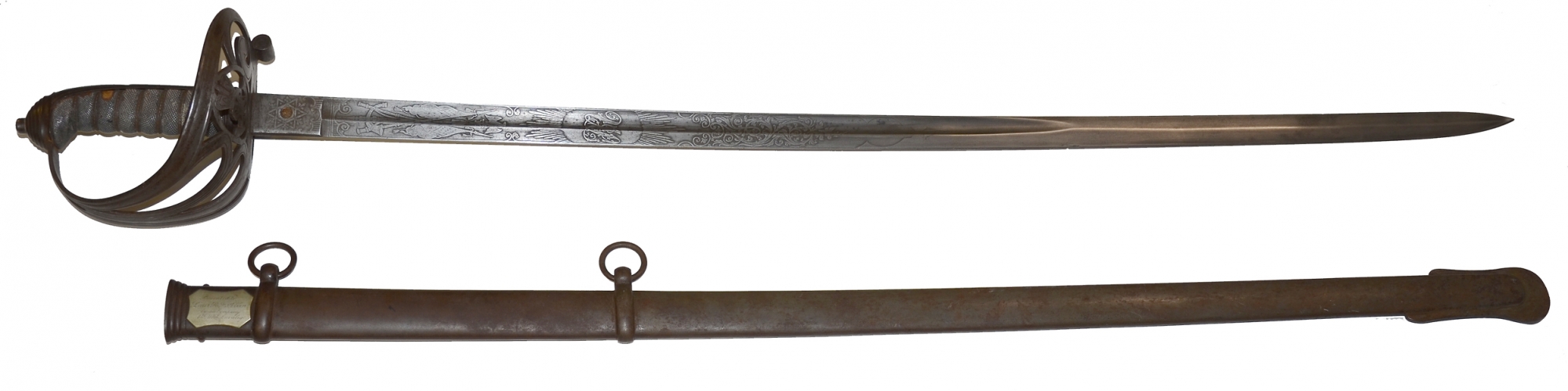 SCHUYLER, HARTLEY AND GRAHAM PRESENTATION SWORD TO LIEUTENANT R.F. ALLEN, 8th MICHIGAN CAVALRY