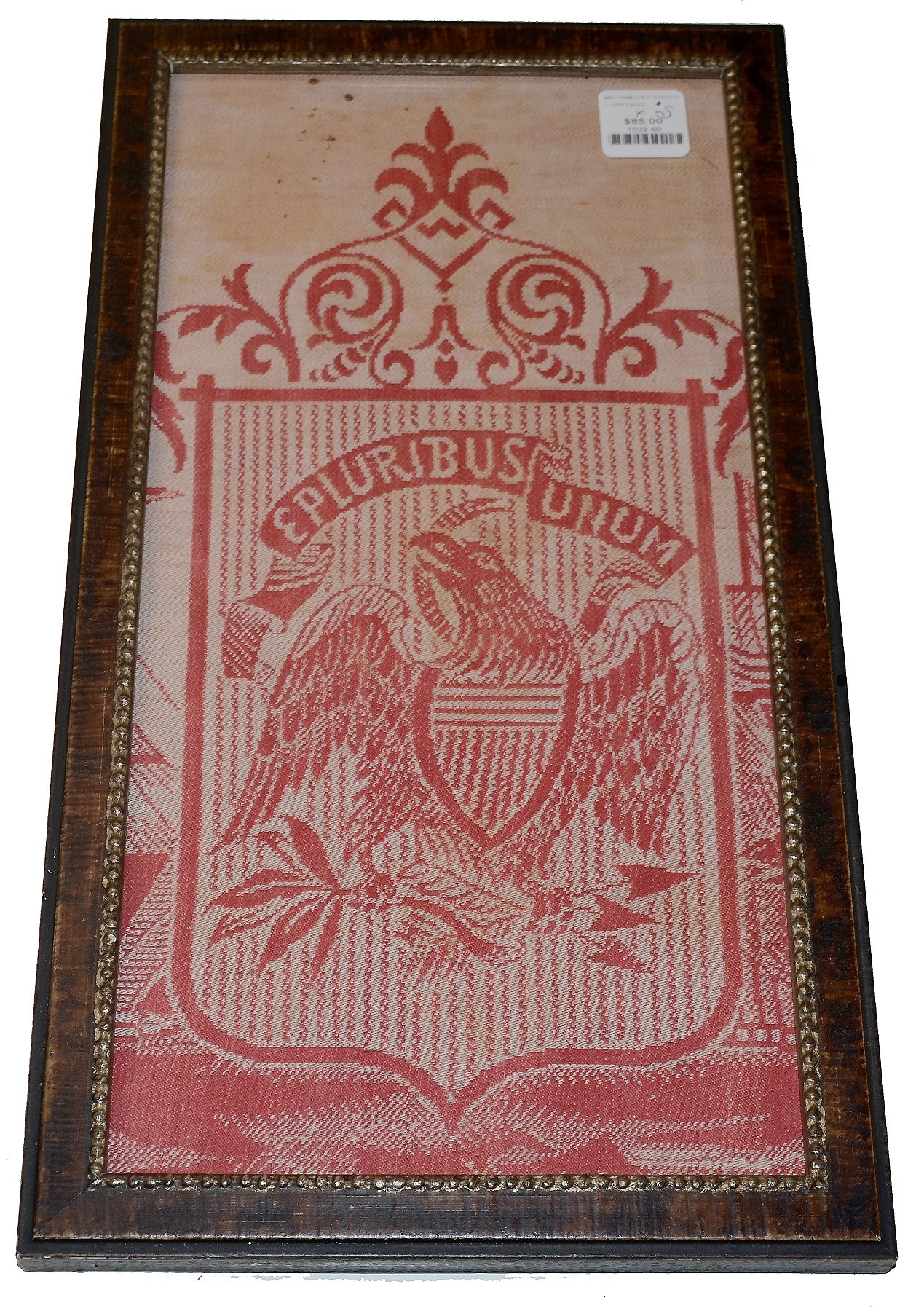 FRAMED EAGLE JACQUARD TEXTILE – CIRCA 1860