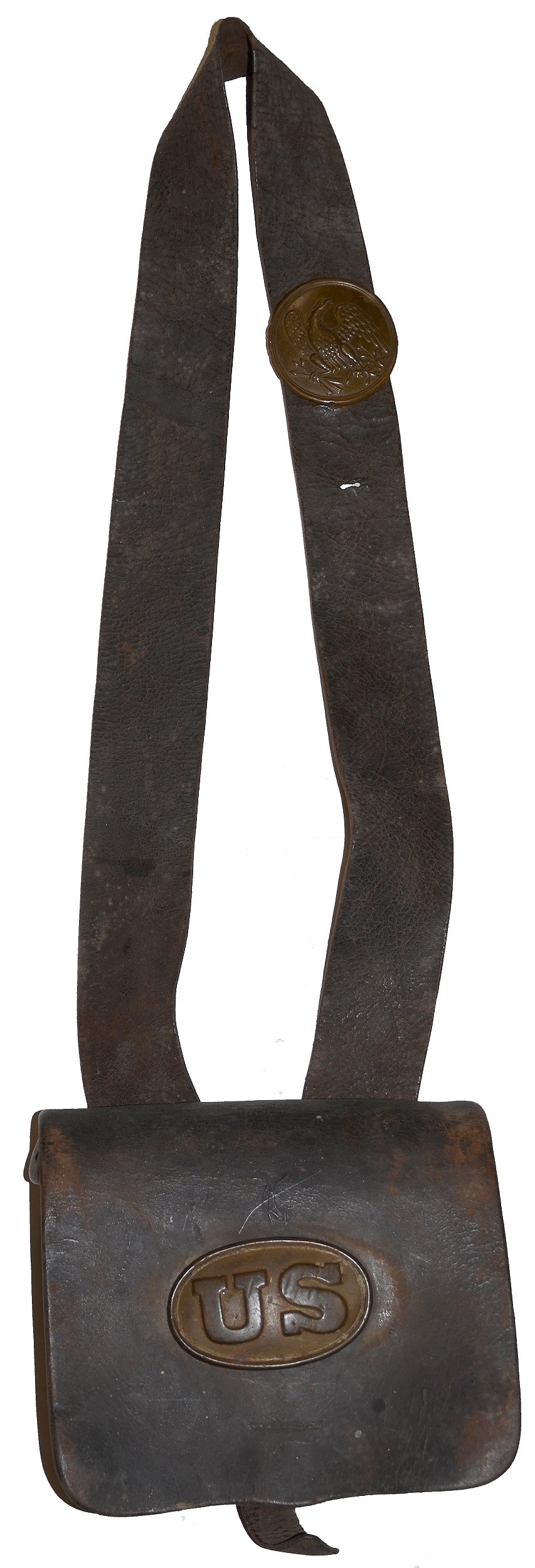 UNION INFANTRY 1861 PATTERN .58 CALIBER CARTRIDGE BOX AND SLING