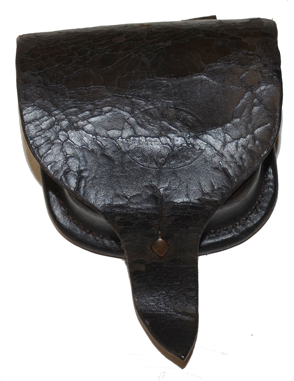 CIVIL WAR MAKER MARKED PERCUSSION CAP POUCH