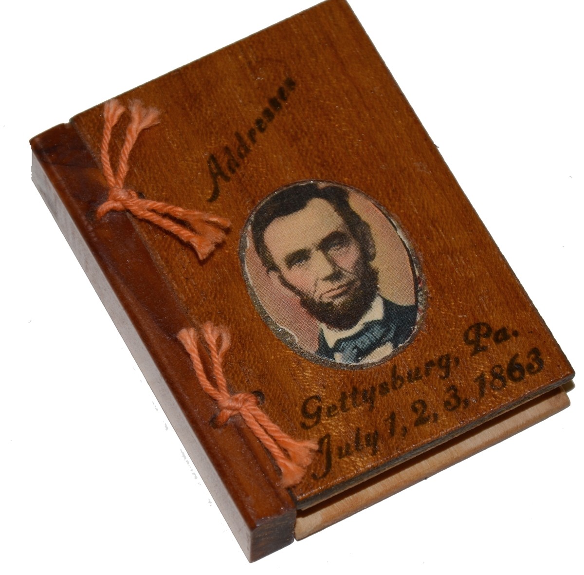 GETTYSBURG SOUVENIR ADDRESS BOOK / NOTEPAD