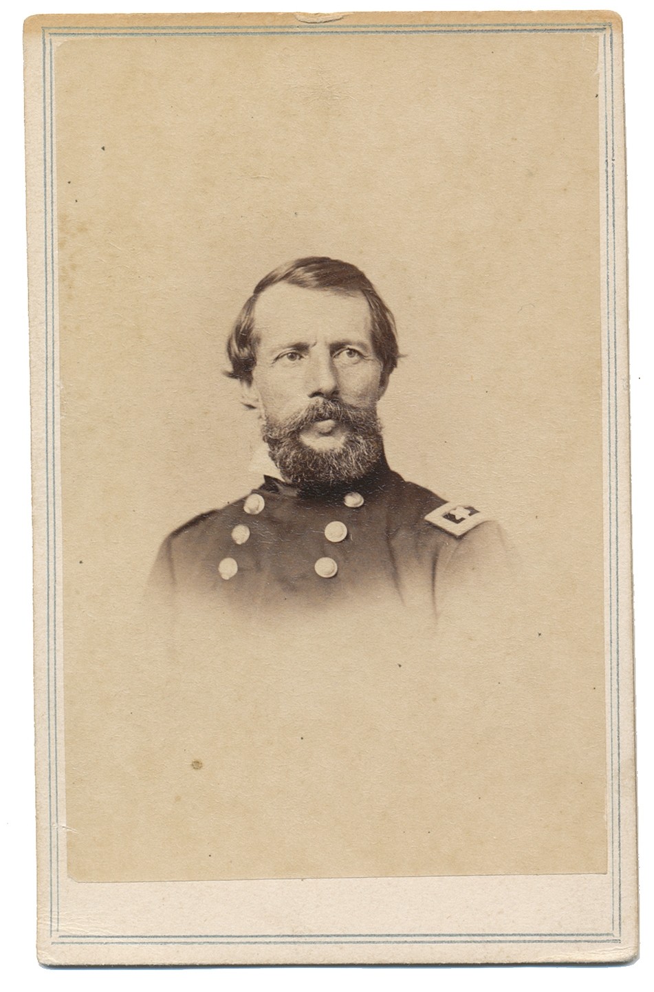 BUST VIEW CDV OF MAJOR GENERAL ERASMUS D KEYS