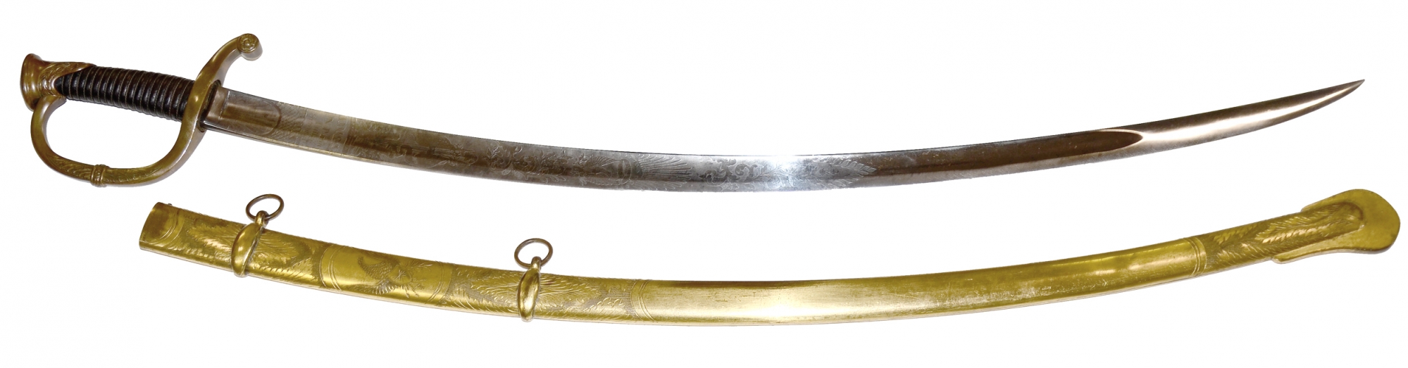 RARE MEXICAN WAR INSCRIBED AMES ARTILLERY OFFICER’S SABER OF MAJOR ROBERT S. BUCHANAN, BREVET MAJOR U.S.A., MAJOR D.C. BATTALION OF VOLUNTEERS, LATER BREVET MAJOR GENERAL