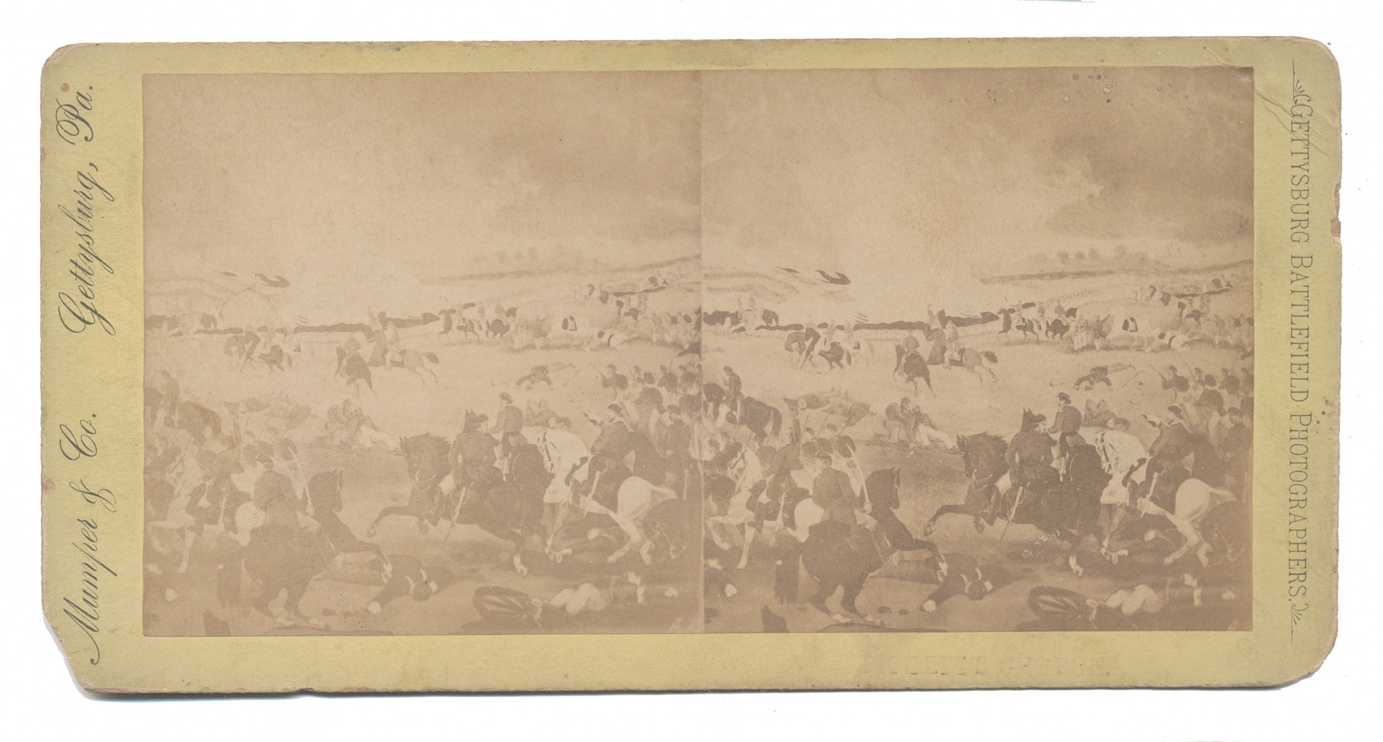 MUMPER & CO. STEREO CARD -- PICKETT'S CHARGE