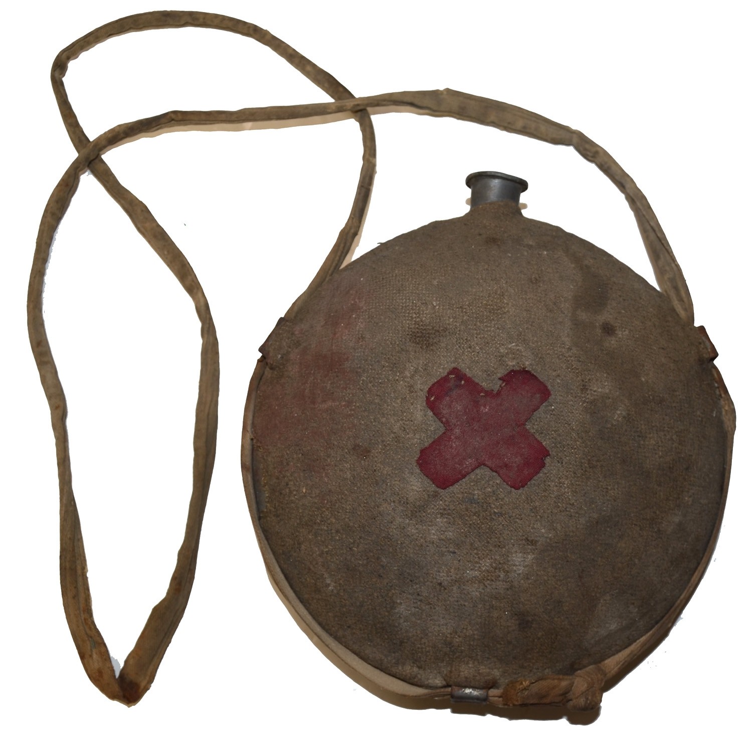  NEW YORK DEPOT CANTEEN WITH A WARTIME SIXTH CORPS BADGE APPLIED