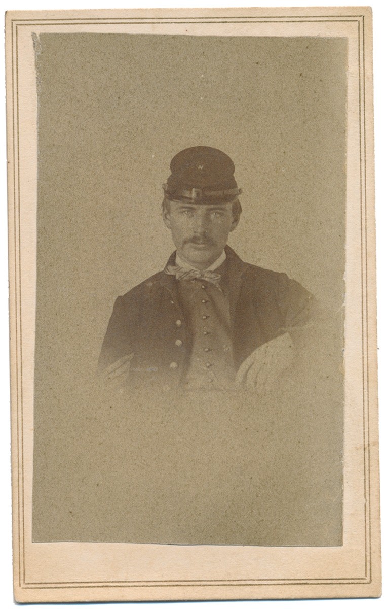 DISCHARGE DOCUMENT & CARTE DE VISITE CORPORAL HENRY Y. KIRBY, CO. “H”, 98th OHIO INFANTRY
