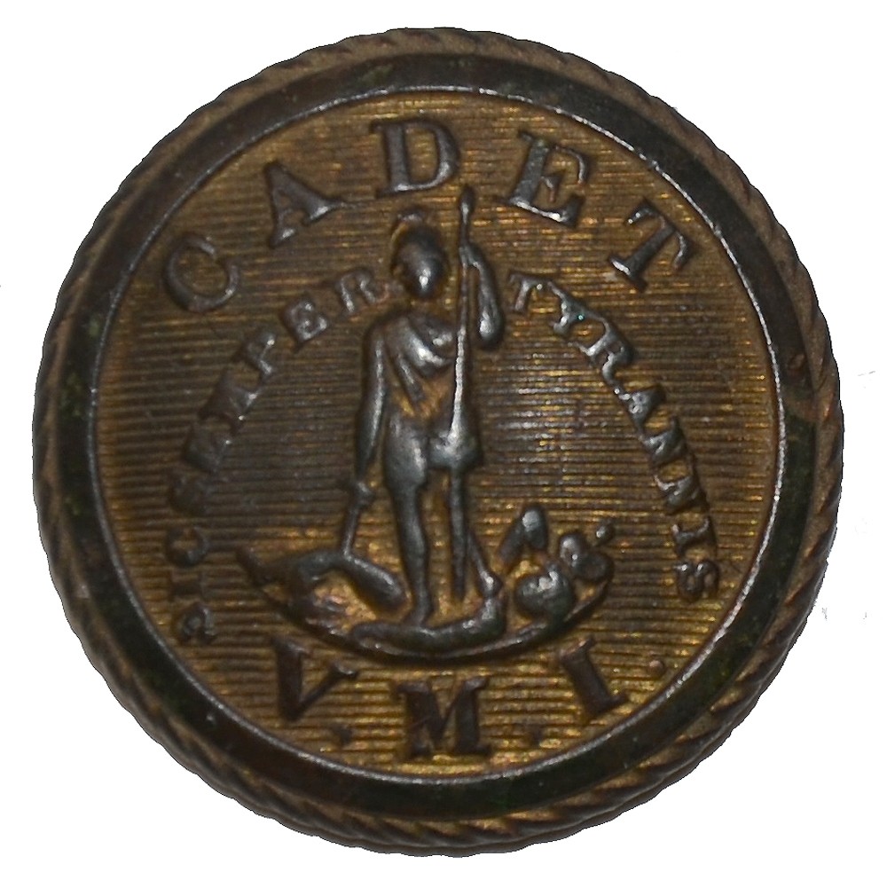 NICE VIRGINIA MILITARY INSTITUTE CADET BUTTON