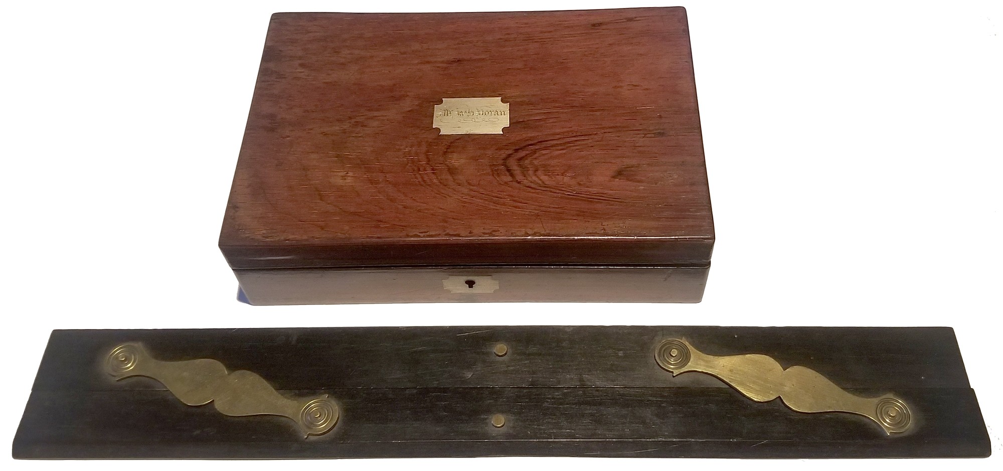 CASED ENGINEER'S DRAFTING SET WITH RULER — Horse Soldier