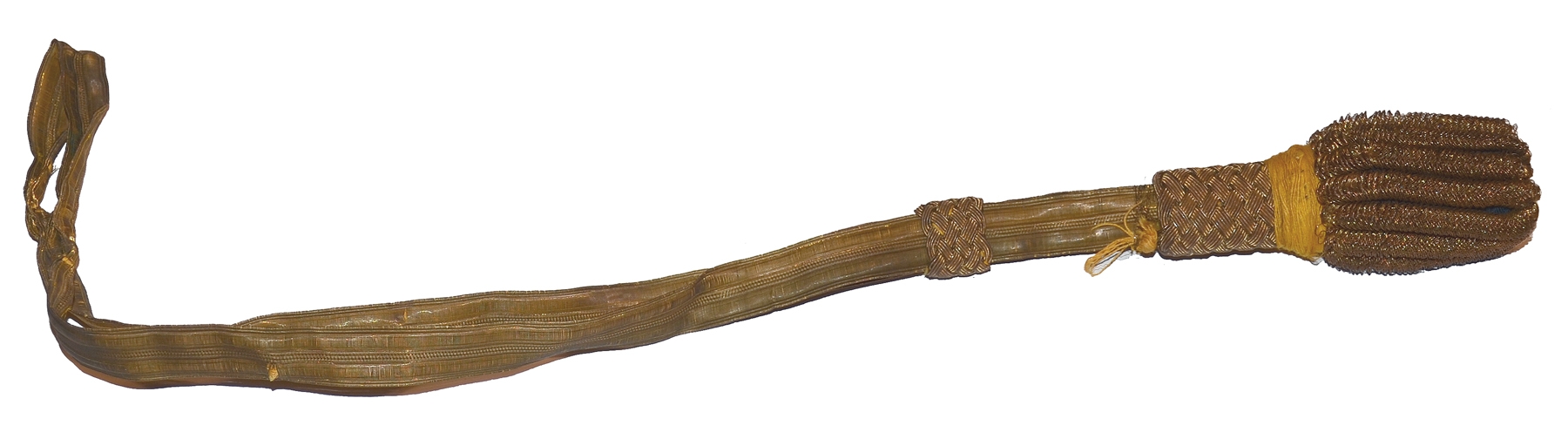 WELL-USED CIVIL WAR NAVAL SWORD KNOT 