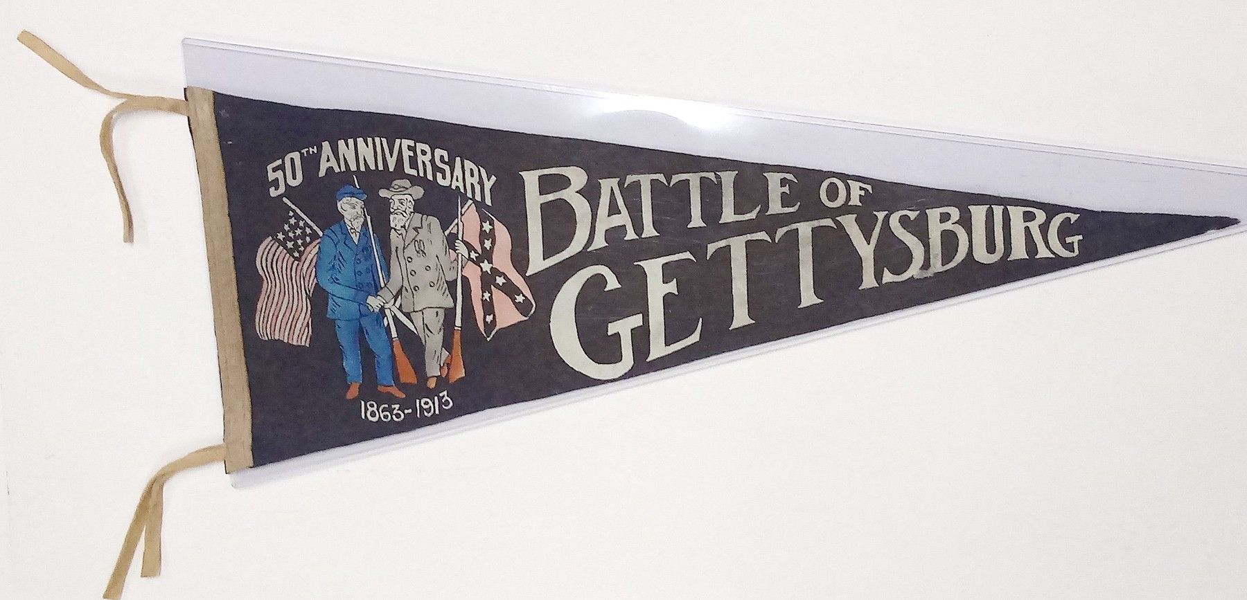 50th ANNIVERSARY BATTLE OF GETTYSBURG PENNANT      