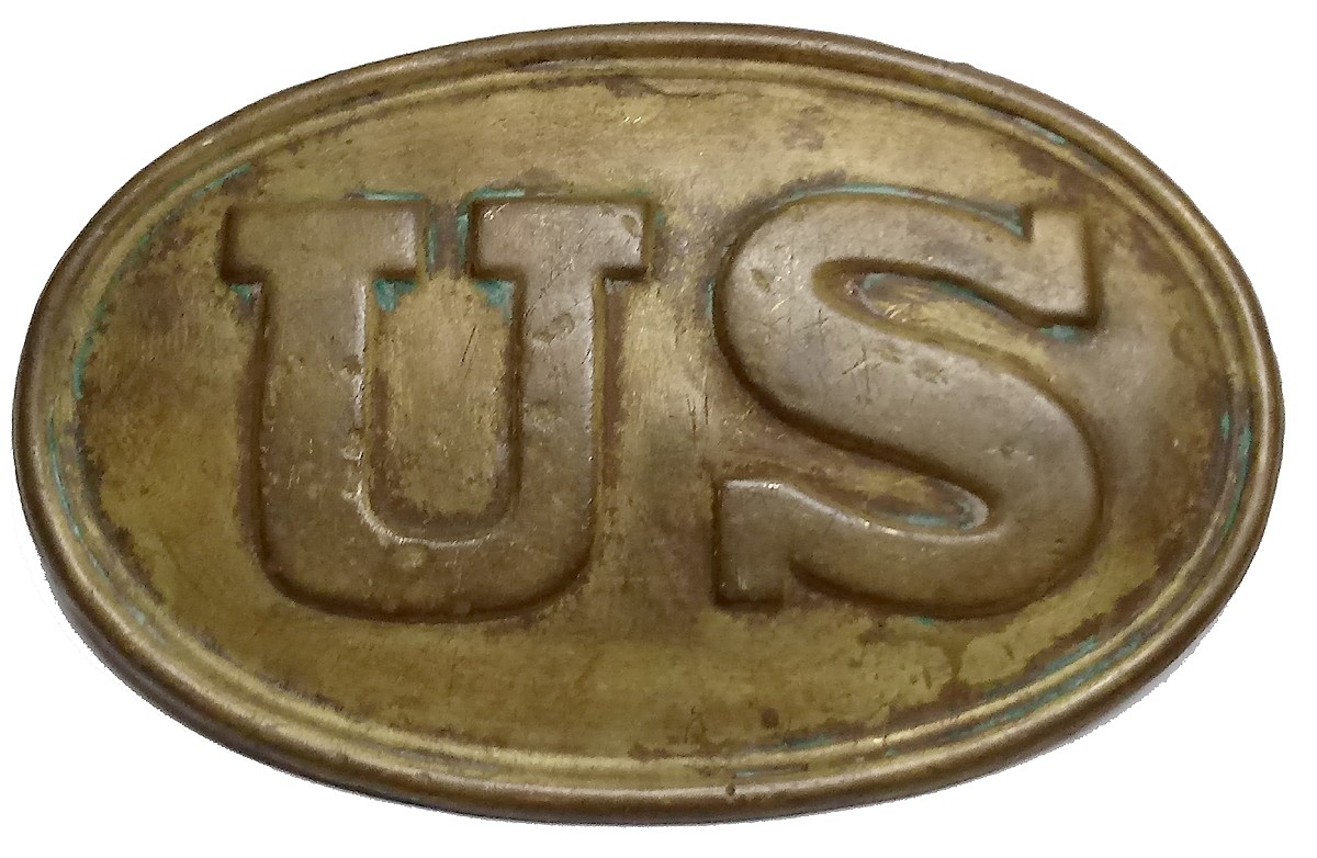 PATTERN 1839 CARTRIDGE BOX PLATE RECOVERED AT CEDAR CREEK