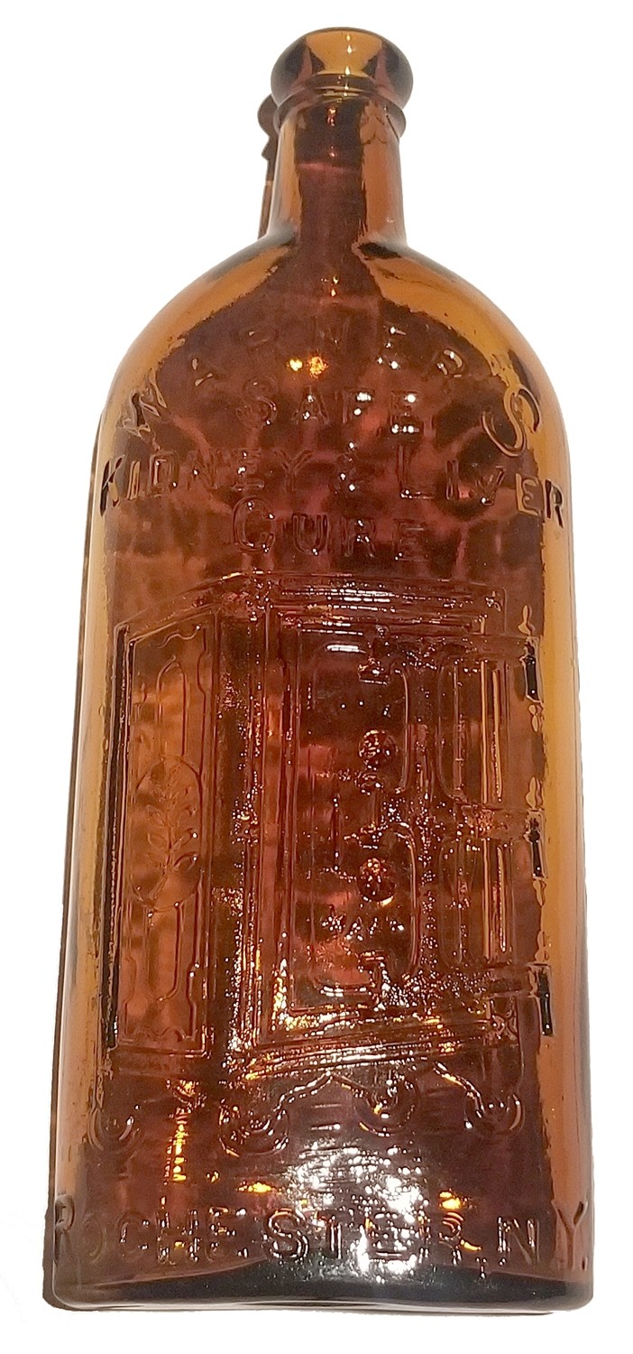 WARNER'S SAFE KIDNEY & LIVER CURE APOTHECARY BOTTLE 