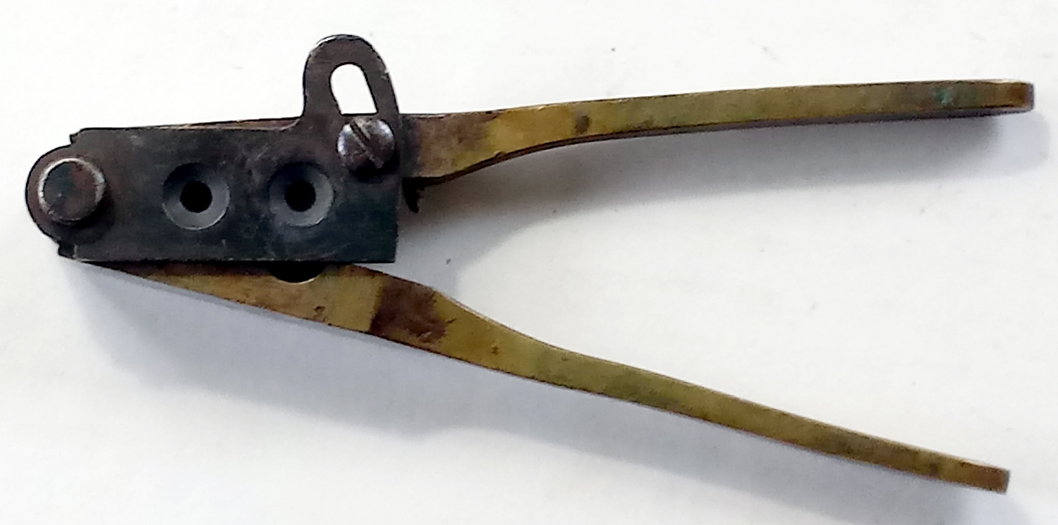 BRASS BULLET MOLD FOR .31 CAL REVOLVER, MASS. ARMS CO.