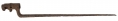 US MODEL 1855 .58 CALIBER SOCKET BAYONET RECOVERED WHITE OAK ROAD, VA.