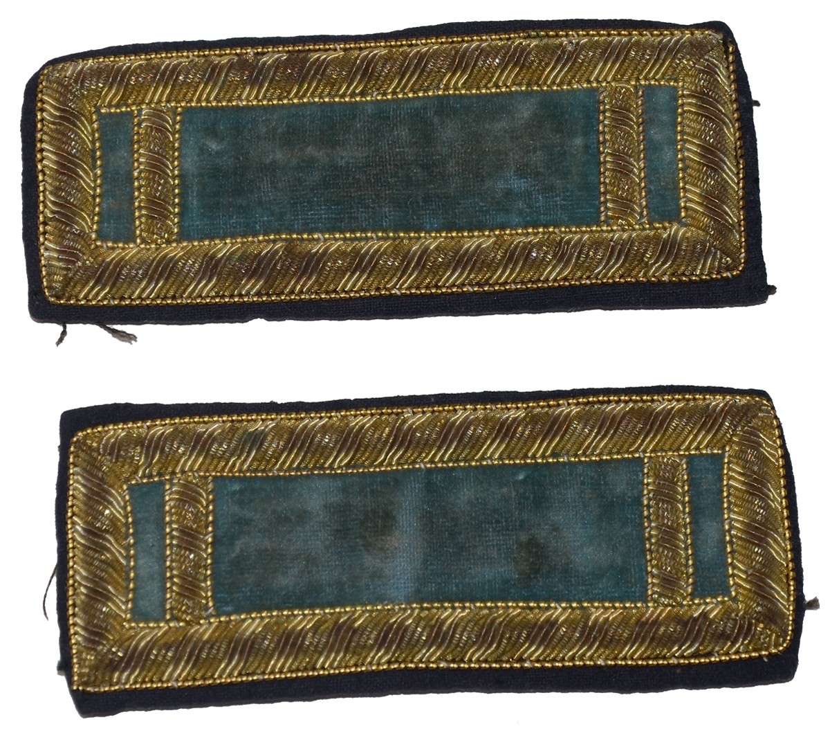 AN EXCEPTIONALLY NICE SET OF CIVIL WAR INFANTRY FIRST LIEUTENANT STRAPS