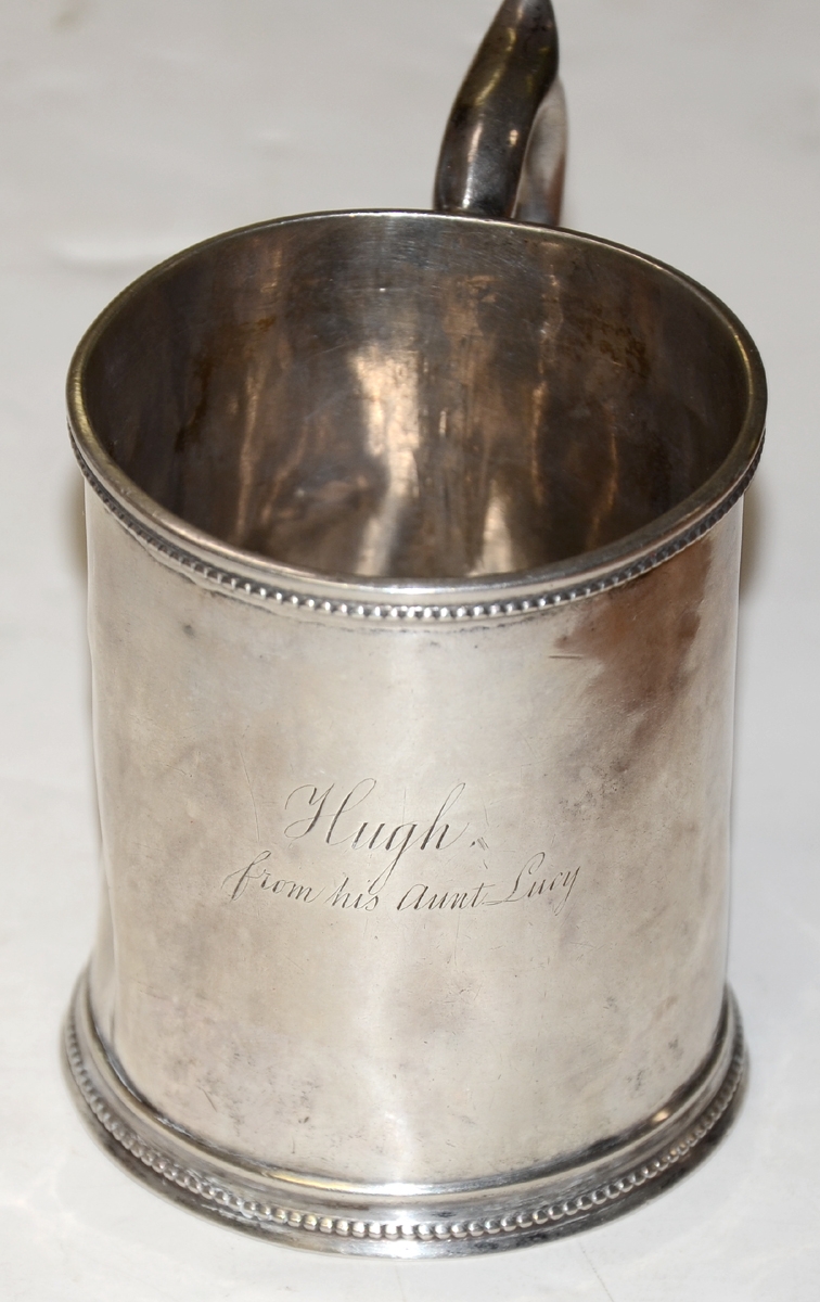 HYDE & GOODRICH COIN SILVER CUP – “HUGH”