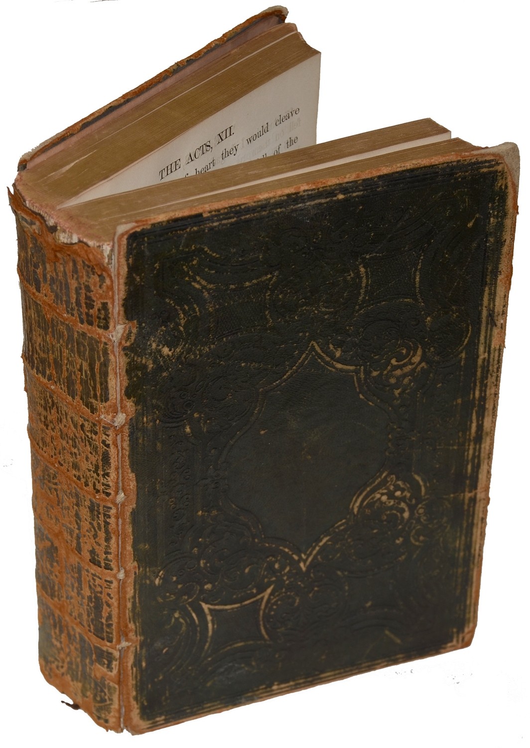 BIBLE PRESENTED BY JOHN S. MOSBY TO A.D. PAYNE, A MAN HE LATER CHALLENGED TO A DUEL