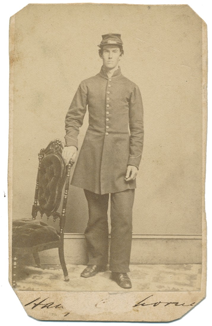 FULL STANDING VIEW OF 115TH NEW YORK ENLISTED MAN