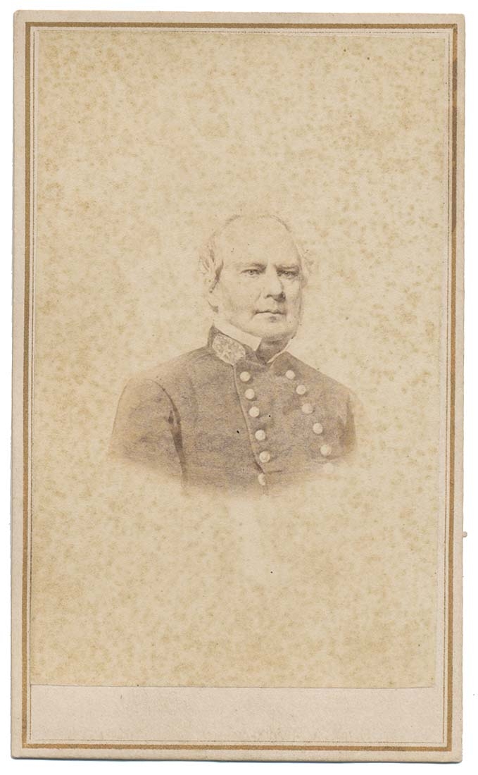 BUST VIEW CDV OF CS MAJOR GENERAL STERLING PRICE