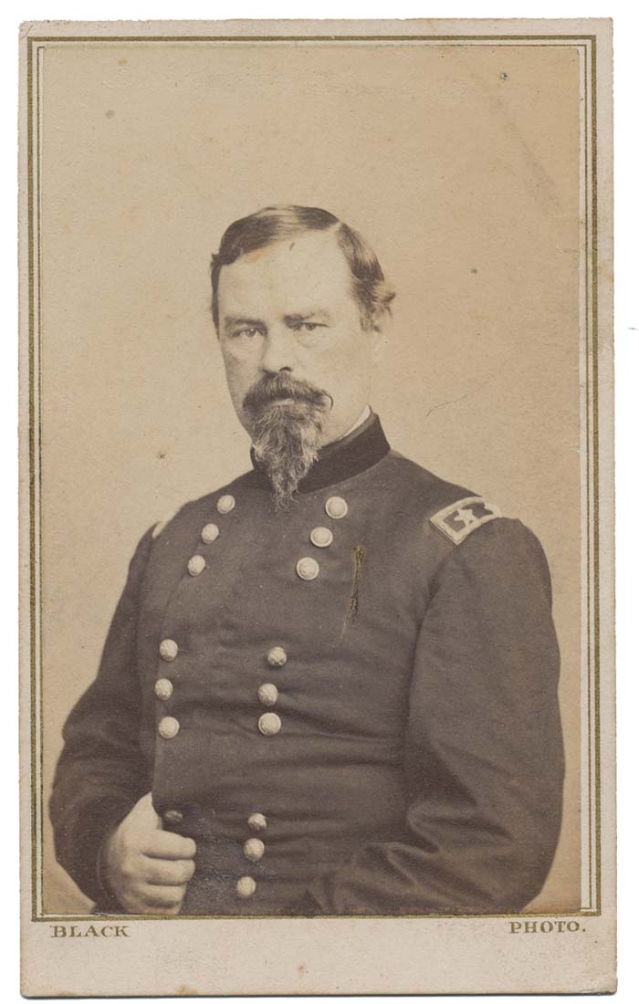 CDV WAIST-UP VIEW OF MAJOR GENERAL IRVIN McDOWELL 