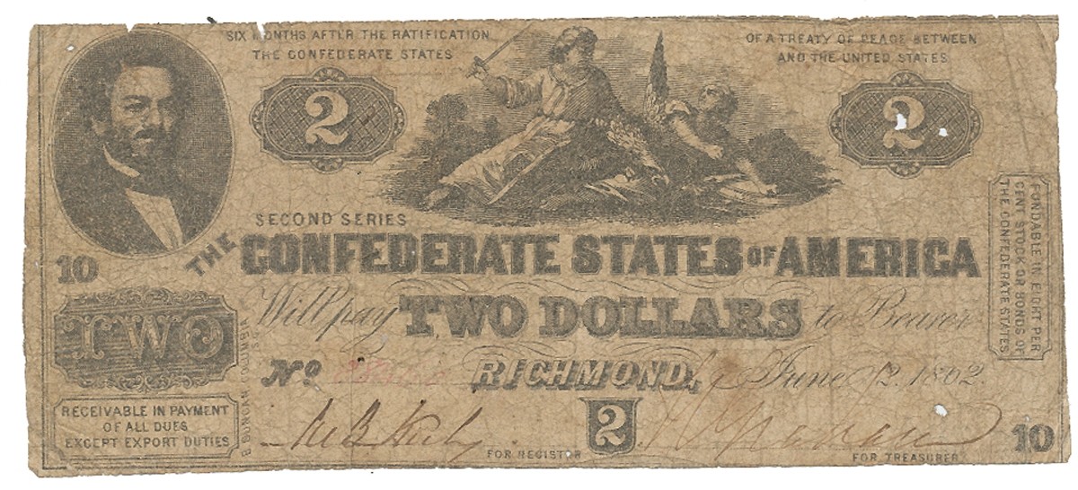 CSA T-42 $2 NOTE   