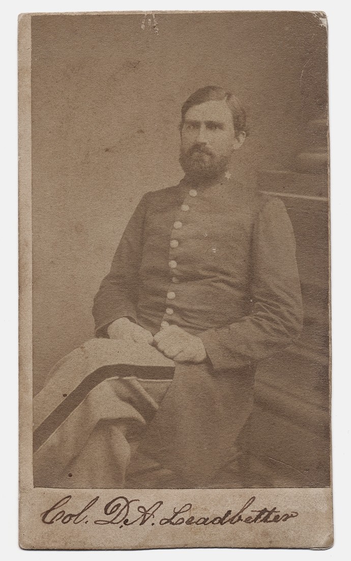 INK ID’D IMAGE OF SOUTH CAROLINA COLONEL DANIEL A LEDBETTER OF ORR’S RIFLES -  DIED OF WOUNDS AT 2ND MANASSAS