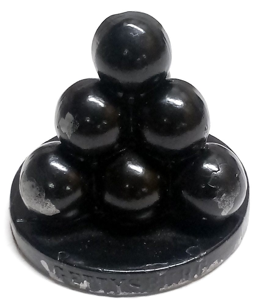 CANNON BALL SOUVENIR PAPERWEIGHT- MADE WITH BULLETS FROM GETTYSBURG BATTLEFIELD - 1928