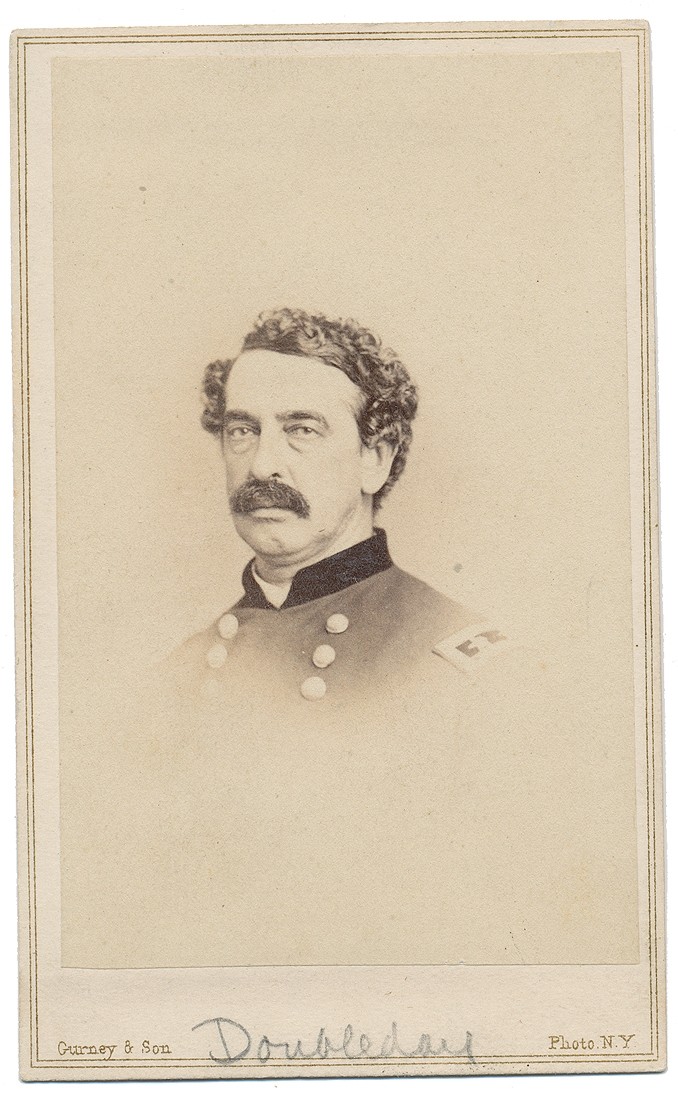 BUST VIEW OF MAJOR GENERAL ABNER DOUBLEDAY