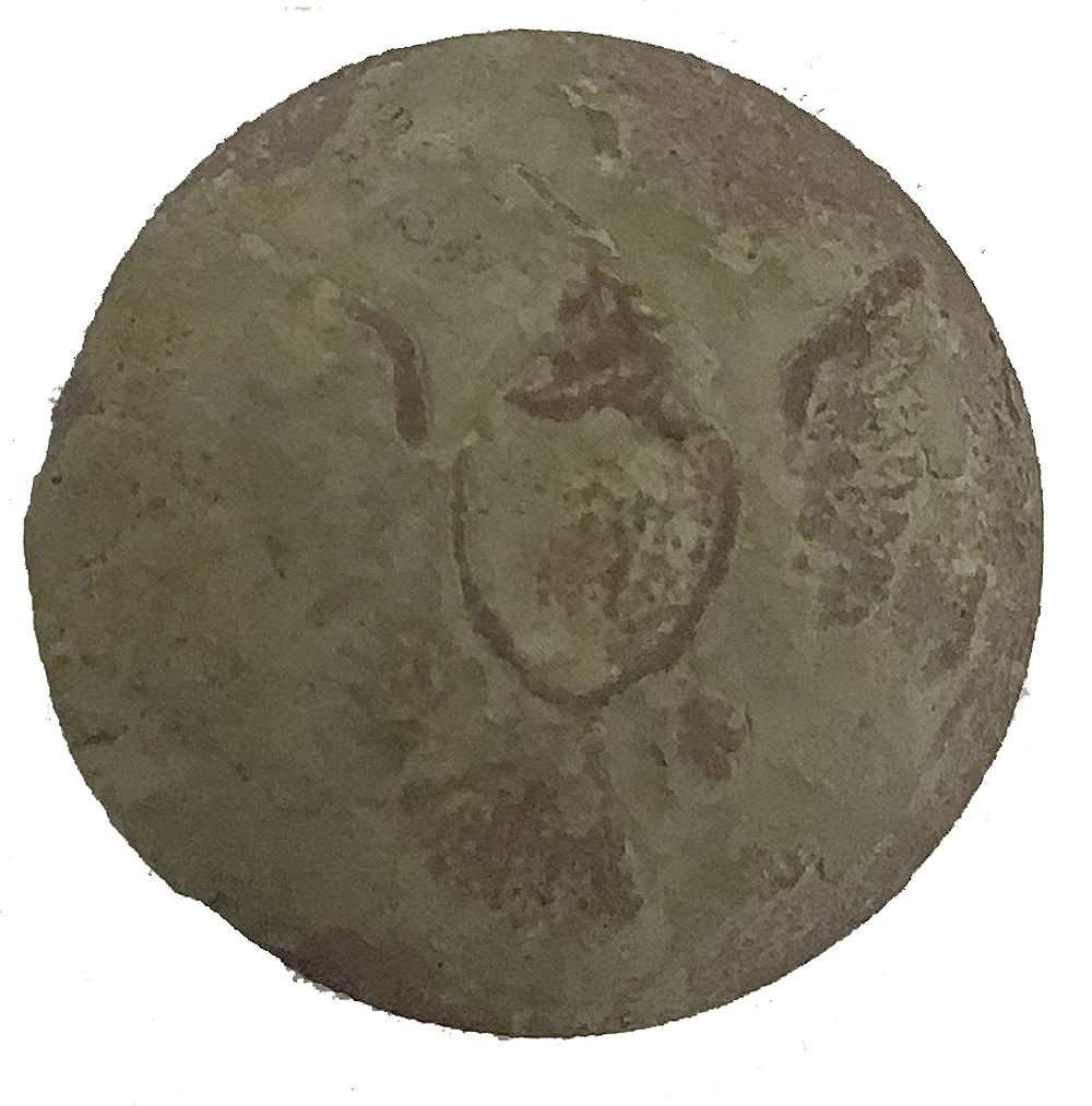 US GENERAL SERVICE JACKET BUTTON RECOVERED AT EXCELSIOR FIELD