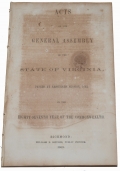 ACTS OF THE GENERAL ASSEMBLY OF VIRGINIA, 1863