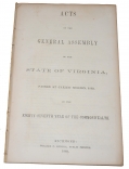 ACTS OF THE GENERAL ASSEMBLY OF VIRGINIA, 1862
