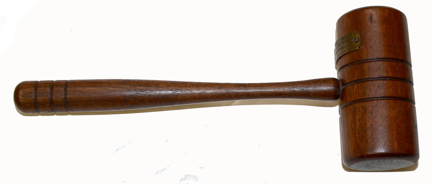 THOMAS JEFFERSON’S MONTICELLO SOUVENIR GAVEL