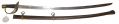 VERY NICE CLASSIC CONFEDERATE FROELICH CAVALRY SABER AND SCABBARD