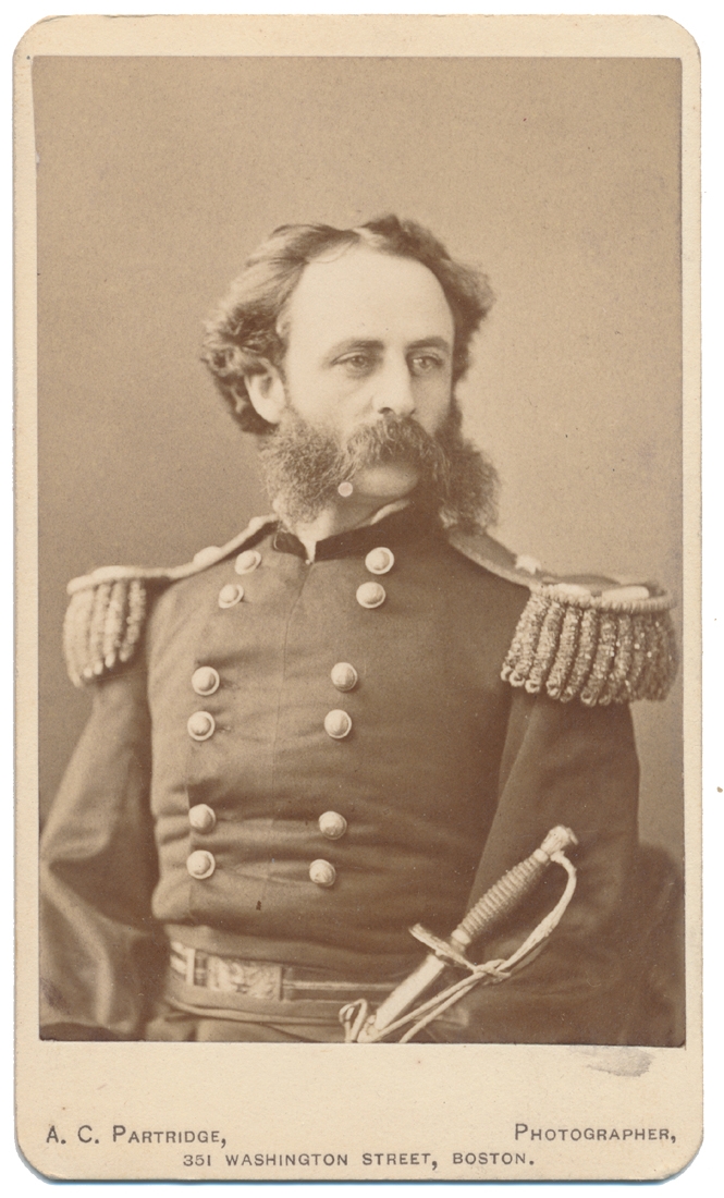 POST-WAR CDV IN UNIFORM OF MEDAL OF HONOR RECIPIENT WILMON W. BLACKMAR