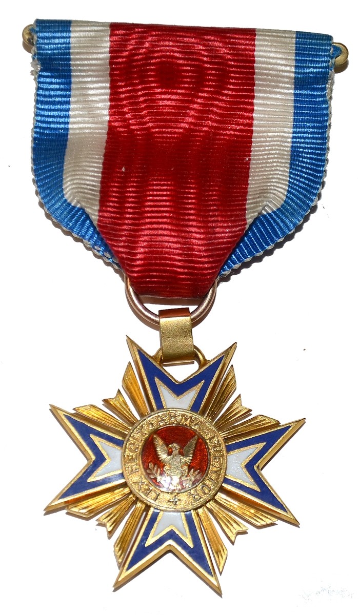 MILITARY ORDER OF THE LOYAL LEGION MEDAL OF COL AND BREVET BRIG GEN