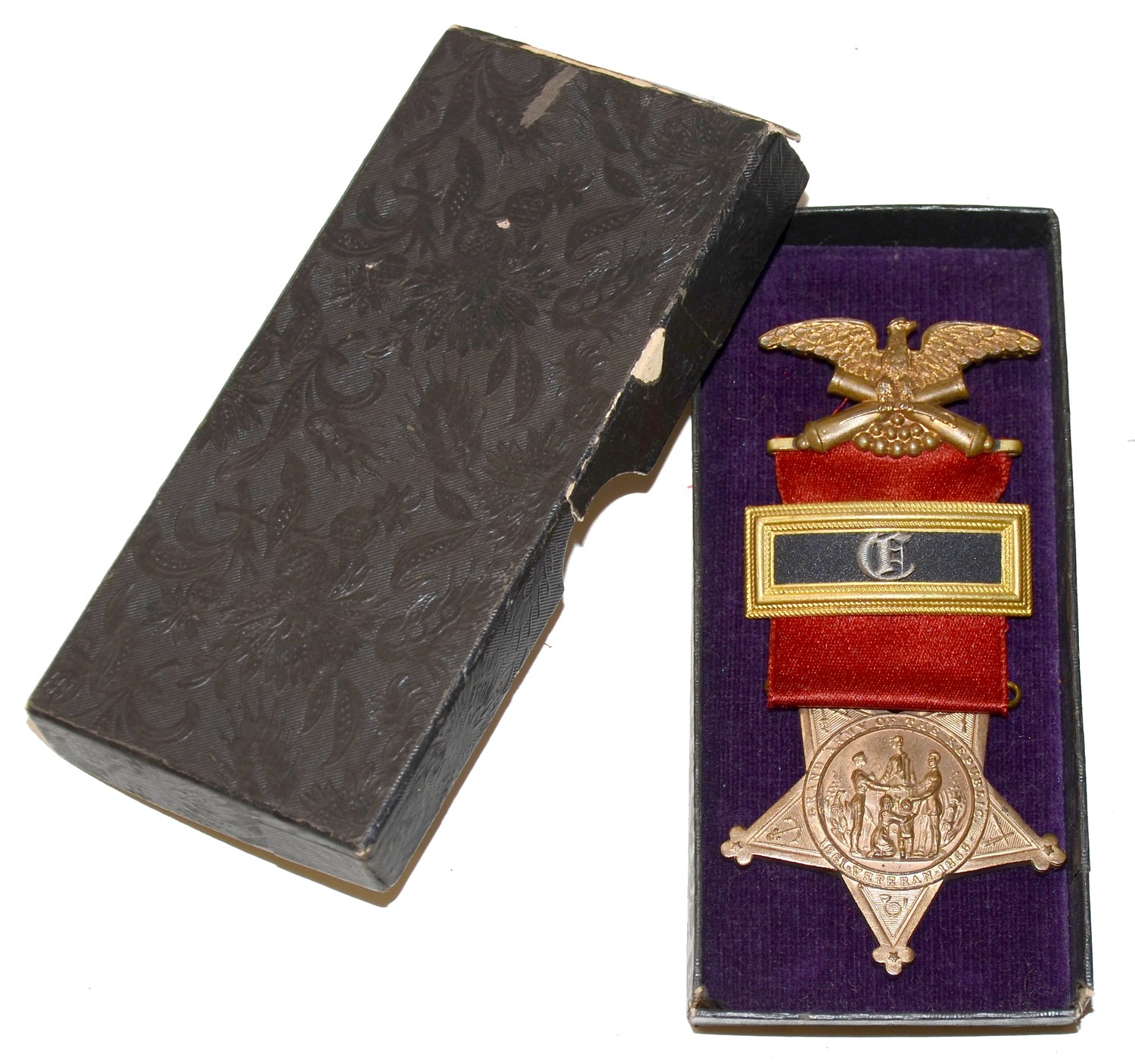 G.A.R. PAST OFFICER’S MEDAL, COL. DYER ESTATE 15th MAINE