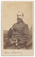 THREE-QUARTER SEATED VIEW OF BRIGADIER GENERAL CHARLES DEVENS