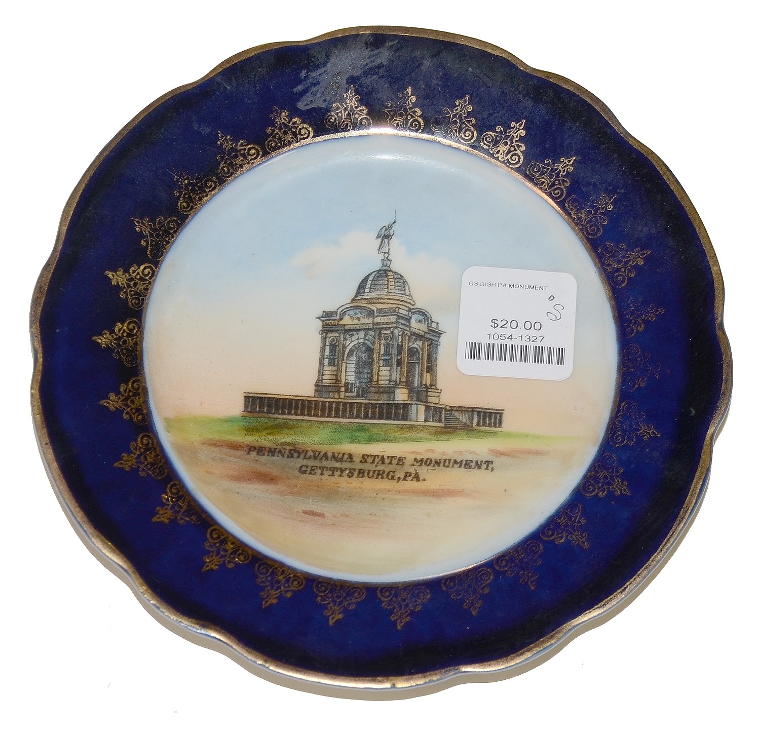 PENNSYLVANIA MONUMENT SOUVENIR PLATE