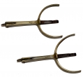 PAIR OF BRASS OFFICER’S STYLE BOX SPURS BY MAXWELL 